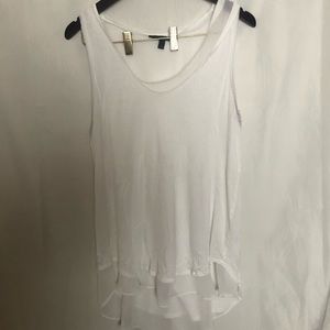 Banana republic white tank top